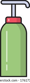 soap vector flat color icon 