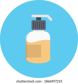 soap vector flat color icon