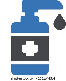 icono de color de glifo vectorial de jabón