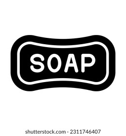 Soap Vector Glyph Icon For Personal And Commercial Use.
