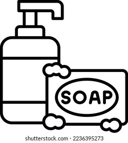 Soap vector icon. Can be used for printing, mobile and web applications.