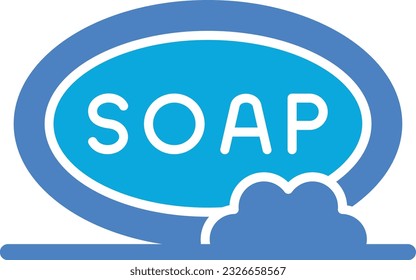 Icono vectorial de jabón. Se puede usar para imprimir, móviles y aplicaciones web.