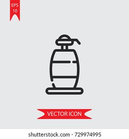 Soap vector icon, illustration symbol
