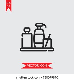 Soap vector icon, illustration symbol