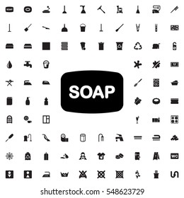 Soap vector icon illustration for web and mobile
