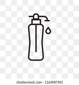 Soap vector icon isolated on transparent background, Soap logo concept