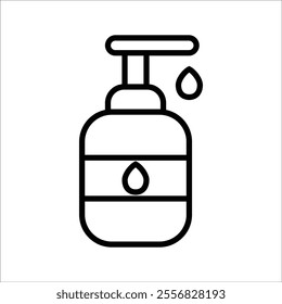 soap vector icon line template