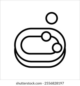 soap vector icon line template