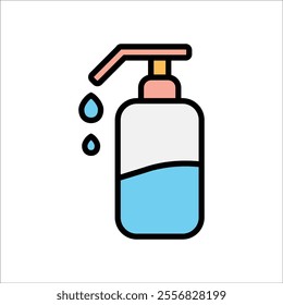 soap vector icon line template