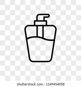 Soap vector icon on transparent background, Soap icon