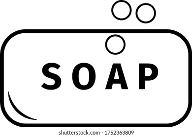 Soap Vector Icon Outline Style Soap Stock Vector (Royalty Free ...