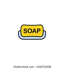 Soap vector icon sign symbol