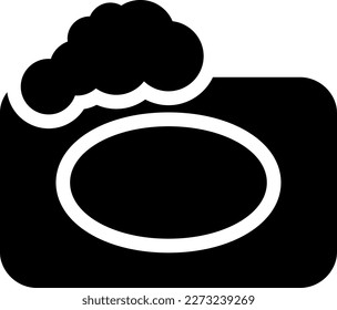 soap Vector illustration on a transparent background. Premium quality symmbols. Glyphs vector icons for concept and graphic design. 

