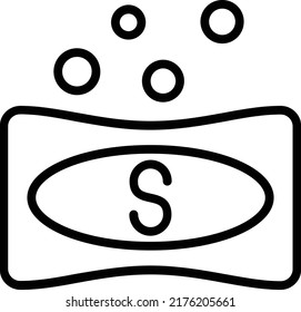 Soap Vector line Icon Design
