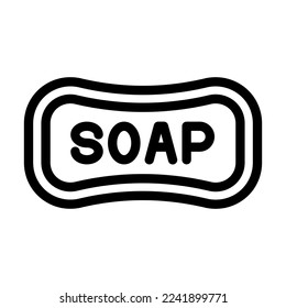 Soap Vector Line Icon Design