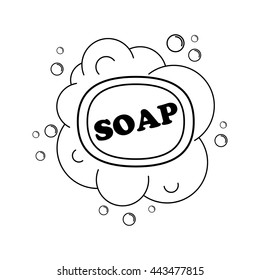 Soap vector symbol. Flat Style. Icon