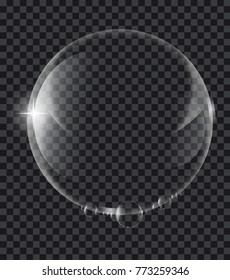 Soap or Water bubbles on tranparency background ,vector design element EPS10 illustration