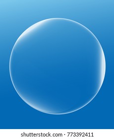 Soap or Water bubbles Underwater on Light Blue background .vector design element EPS10 illustration