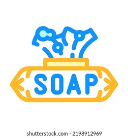 soap wipes color icon vector. soap wipes sign. isolated symbol illustration