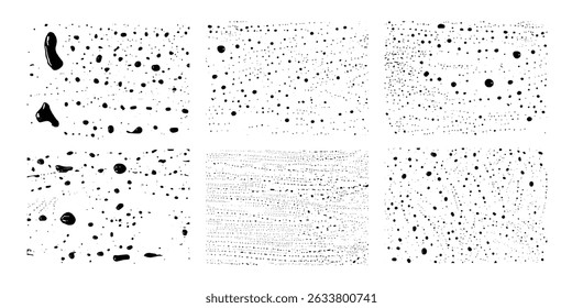 Soapy Bubble Texture Vector Set