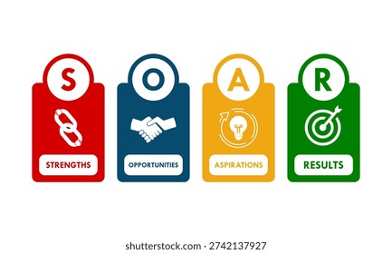Soar analysis design logo template illustration