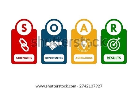 Soar analysis design logo template illustration