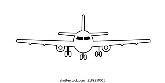 Soaring air plane line path. Take Off airplane, flight route with start point. Vector aircraft sign. Location pointer. Tracking, vacation, holliday. Travel pointer navigation. Tourism. Aviation