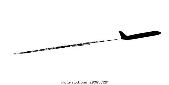 Soaring air plane line path. Take Off airplane, flight route with start point. Vector aircraft sign. Location pointer. Tracking, vacation, holliday. Travel pointer navigation. Tourism. Route Concept.