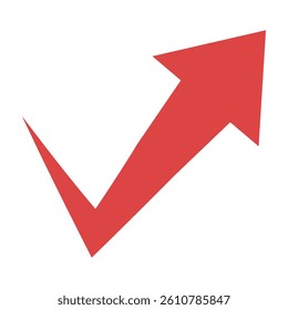 Soaring arrow icon illustration - Achievements
