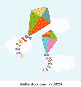 Soaring Colorful Kites