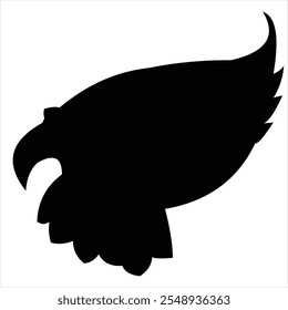 "Soaring Eagle Silhouette Vector Logo"