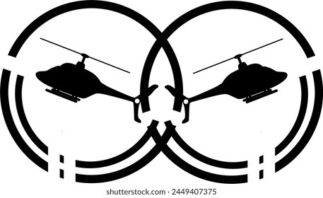 Soaring to new heights with our detailed helicopter illustration
