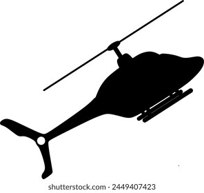 Soaring to new heights with our detailed helicopter illustration