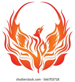 soaring Phoenix vector