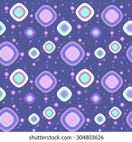 Soaring rhombuses on a blue background