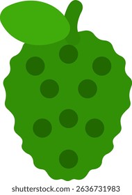 Soarsop flat icon design style