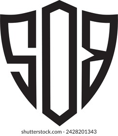 SOB Shield logo icon, symbol, vector file