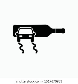 sober driver icon vector sign symbol isolated