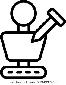 Sober Sculpt Vector Design Icon Style