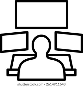Soc Icon Line Vector Illustration
