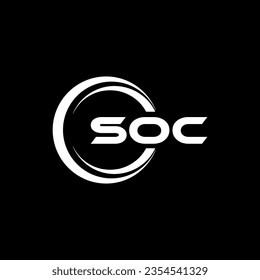 SOC Logo Design, Inspiration for a Unique Identity. Modern Elegance and Creative Design. Watermark Your Success with the Striking this Logo.