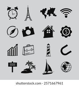 socal midea icon and flower tree icon