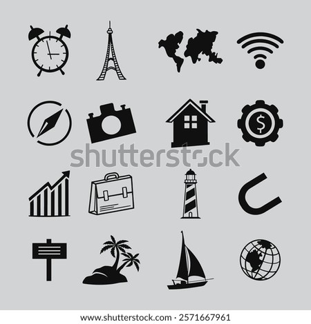 socal midea icon and flower tree icon