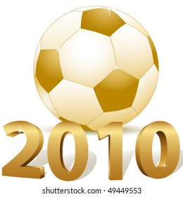soccer 2010 - vector illustration