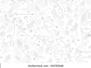 Soccer 2016 monochrome pattern European Championship Soccer France abstract grey background, Summer tournament 2023 24 Football competition vector Sport Champions League game Final football goal award