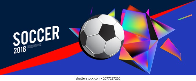 
soccer 2018 background banner and poster