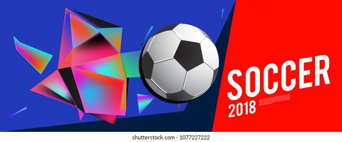 
soccer 2018 background banner and poster