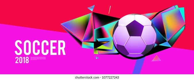
soccer 2018 background banner and poster