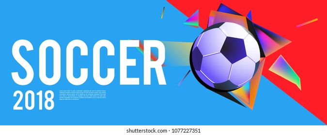 
soccer 2018 background banner and poster