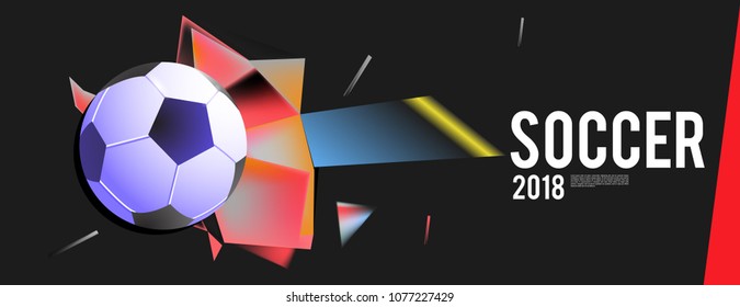 
soccer 2018 background banner and poster